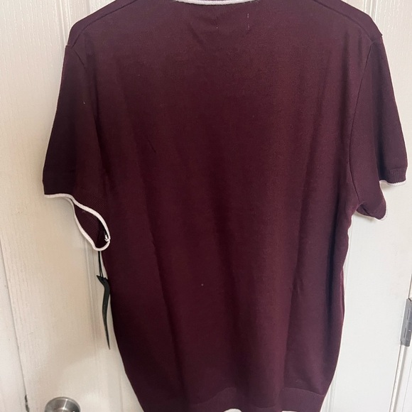 Spring+Mercer Men's Maroon Polo Shirt - Picture 5 of 6